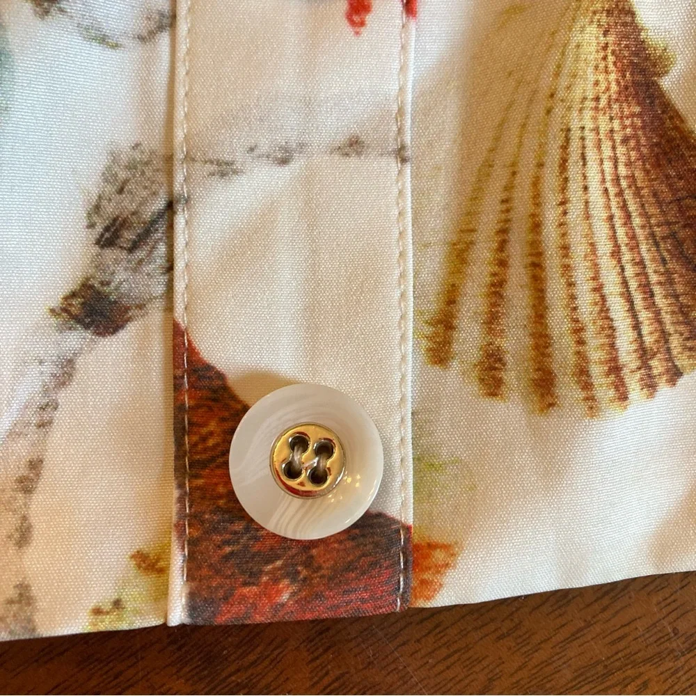 COMMENSE Set Shell Print Crop Top & Skirt - Picture 10 of 11